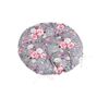 Bellatex Perna Adéla matlasată rotundă Flori detrandafir roz 40 x 40 cm