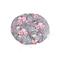 Bellatex Sedák Adéla prešit okrogel Cvetovivrtnice roza 40 x 40 cm