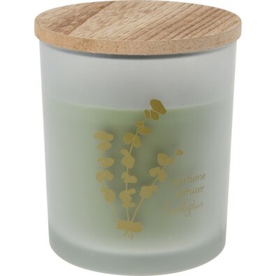 Sveča v steklenem kozarcu Flora home Eucalyptus,8,8 x 10 cm