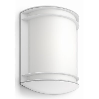 Philips 17320/31/P3 Zewnętrzna lampa ścienna LED Antelope 28 cm, biały