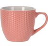 Honeycomb kőagyag bögre, 250 ml, rózsaszínű