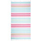 Home Elements Osuška Fouta s třásněmi Stripes pink, 90 x 170 cm