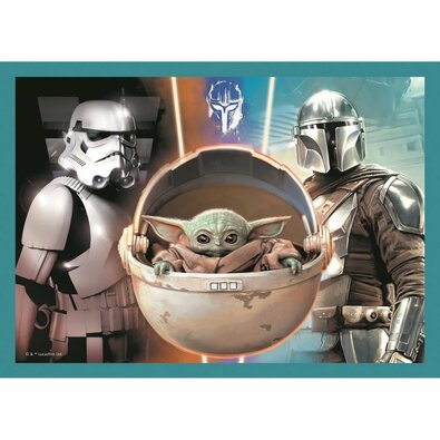 Trefl Puzzle Mandalorian és világa, 4in1 35, 48,54, 70 darab