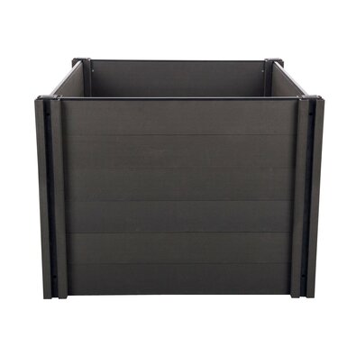 Vyvýšený záhon G21 Crop 106 x 106 x 80, WPC, Eben