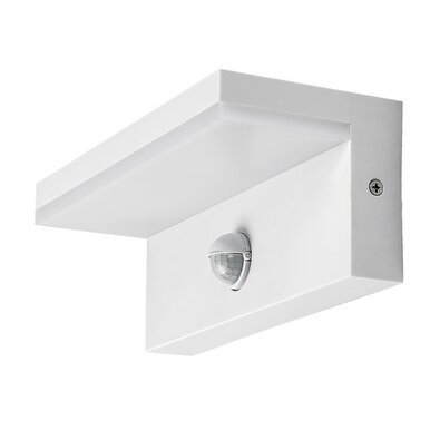 Rabalux 77116 venkovní nástěnné LED svítidloZaragoza, se senzorem, 9W, IP54, bílá