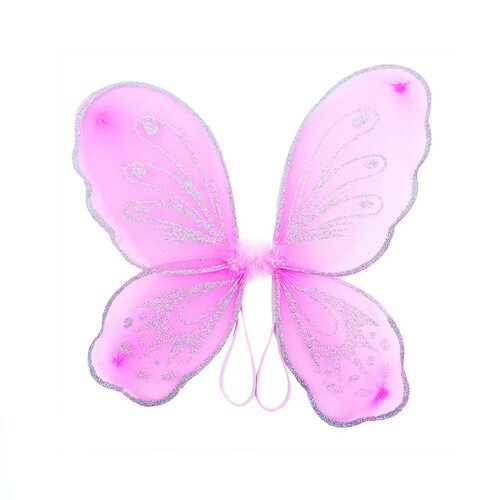 Rappa kostým Tutu růžový motýl,  3 ks