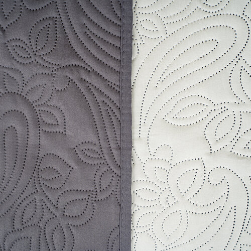 4Home Narzuta na łóżko Doubleface szary/biały, 220 x 240 cm