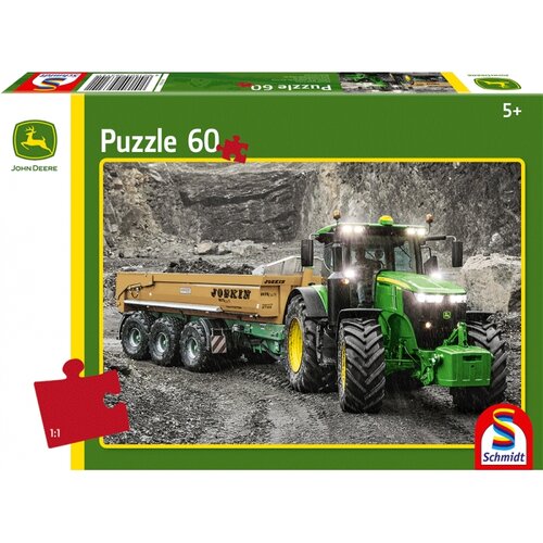 Obrázok Schmidt Traktor John Deere 7310R 60 dielov puzzle