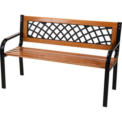 Gartenbank Paris, 118 x 75 x 50 cmbraun  ,