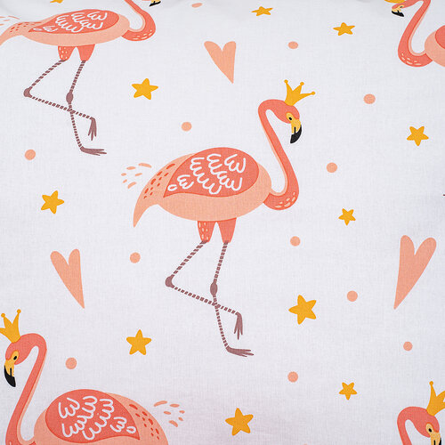 4Home Otroška bombažna posteljnina Flamingo, 140 x200 cm, 70 x 90 cm