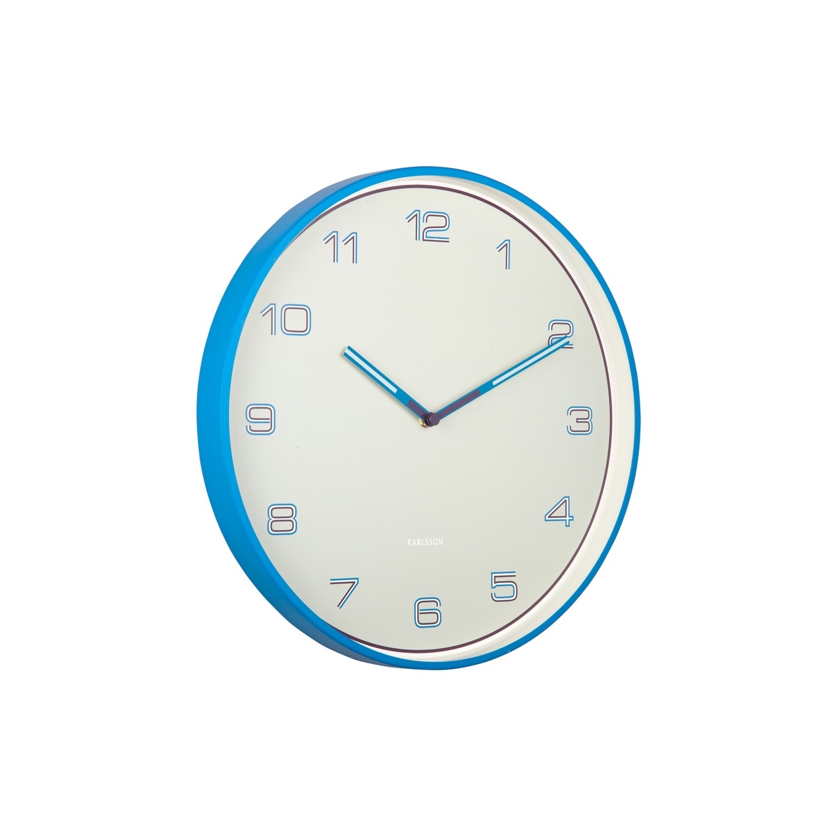 Karlsson 6013BB design falióra kék, átmérő 40 cm termék 2. képe