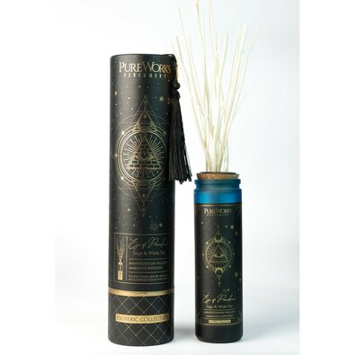Organični difuzor Sage&amp;White Tea 100 ml zvrbovimi vejicami