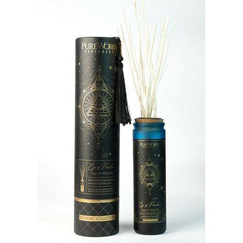 Sage&White Tea 100 ml organikus diffúzor fűzfavesszőkkel