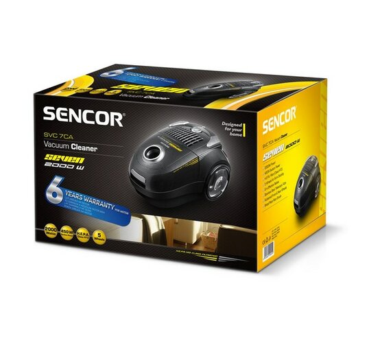 Sencor 7CA Seven vysávač + zadarmo hubica   na tvrdé podlahy