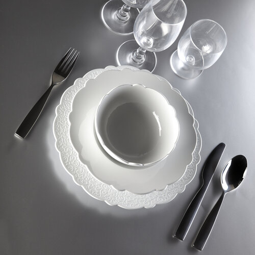 Plytký tanier Dressed 27,3 cm, biely