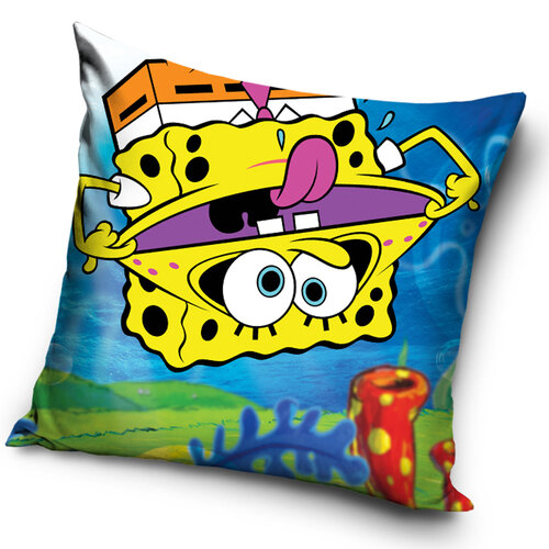 Față de pernă Sponge Bob Cu picioarele în sus, 40 x 40 cm Bob