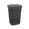 Aldotrade Koš za umazano perilo Woolly 50 l, črna