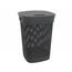 Aldotrade Kosz na brudną bieliznę Woolly 50 l,czarny