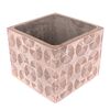 Бетонне кашпо для квіткового горщика Geometric rings, 14 x 11 x 14 см