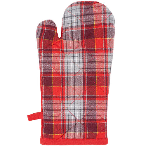 Home Elements Kuhinjska prijemalka z magnetom Karordeče-siva, 18 x 32 cm