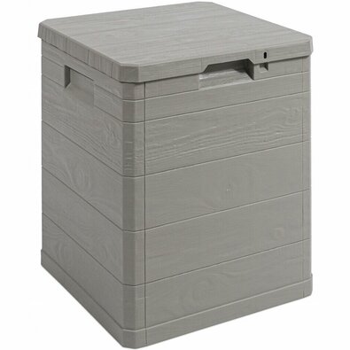 Woody textil tárolódoboz, szürke, 90 l