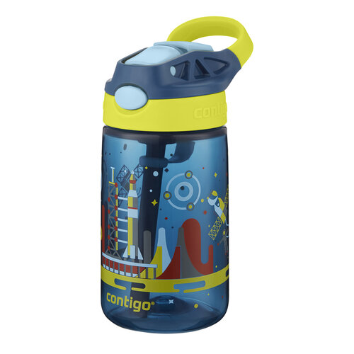 Contigo Dětská lahev Gizmo Flip 420 ml Blue Nautical Space