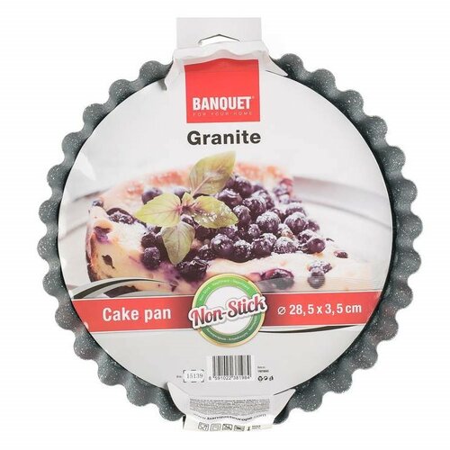 Banquet Гофрована форма для торта Granite, 28,5 х 3,5 см