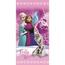 Osuška Ledové království Frozen Pink trio, 70 x 140 cm