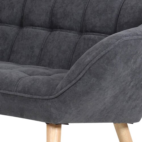 Dvojmiestna pohovka AK-322 GREY2, sivá