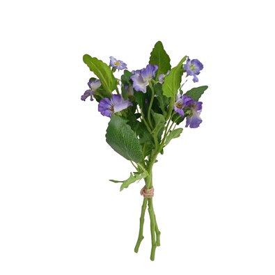 Árvácska műcsokor világos lila, 37 cm
