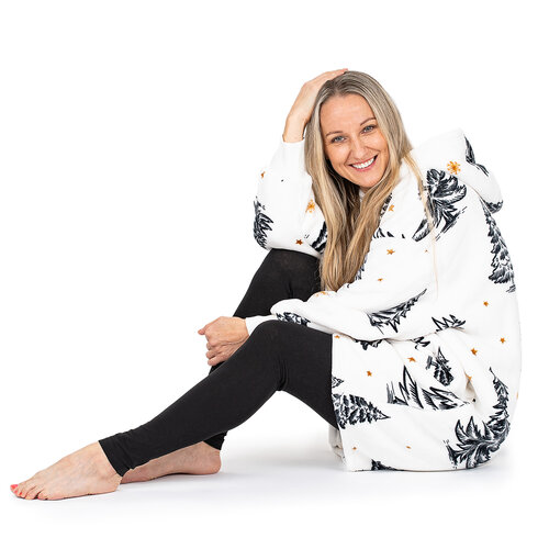 4Home Baránková  mikina mikroplyš Frosted Trees, uni L - pánske