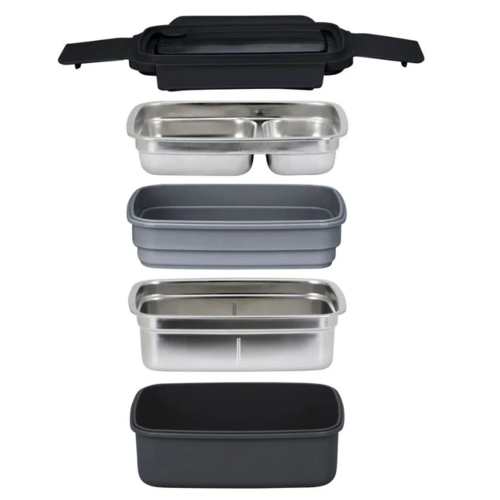 Livoo MEN406N Lunchbox, Schwarz