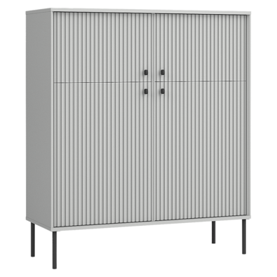 Skříňka ARIS 2D2D, šedá