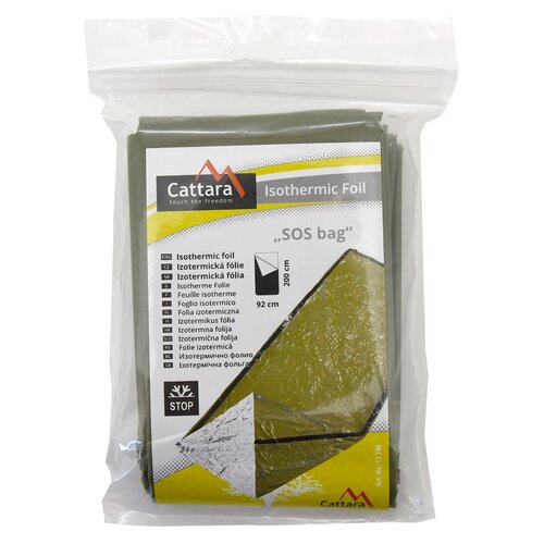 Cattara Izotermna folija v roli SOS zelena, 200 x 92 cm