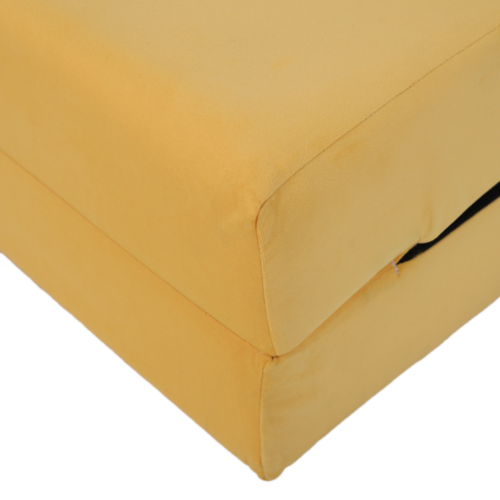 Skladacie kreslo/matrace PELOS, žltá