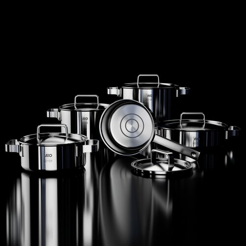 Elo 33705 Premium 5dílná sada nerezových hrnců Limited Edition 1796