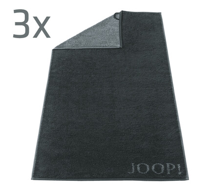 Uterák Doubleface JOOP! čierny, 50 x 100 cm, sada , čierna, 50 x 100 cm