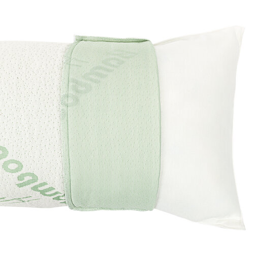Pernă de relaxare Soțul de rezervă, dinspumă cu memorie 4Home Bamboo, 50 x 150 cm