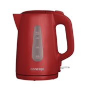 Concept RK2383 ryýchlovarná kanvica plastová 1,7 l, červená