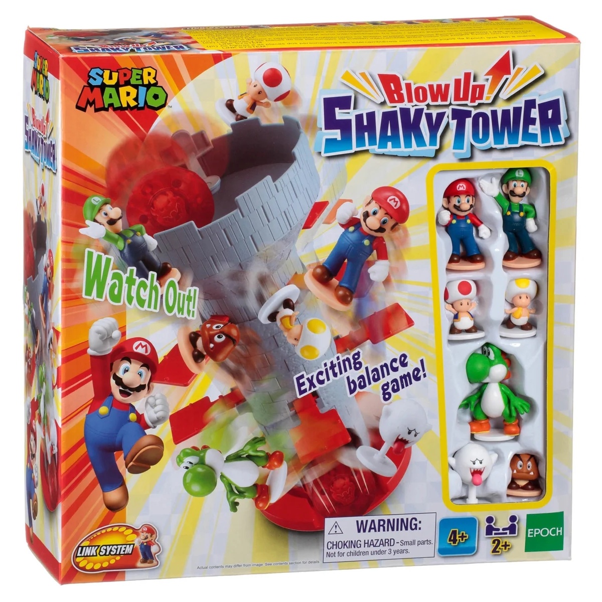 Epoch Super Mario Blow Up desková hra Roztřesená věž