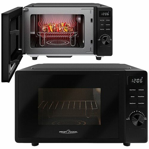 ProfiCook MWG 1278 mikrovlnná rúra s grilom, bezotočného taniera, 20 l