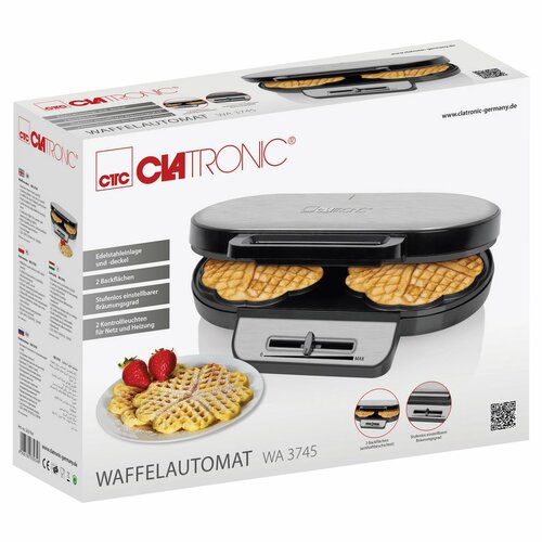 Clatronic WA 3745 dupla gofrisütő