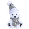 Пластикова декорація Polar bear сірий, 10 x 7,5 x 17 см