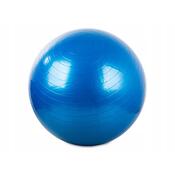 Gymnastic ball 65 cm with pump, blue