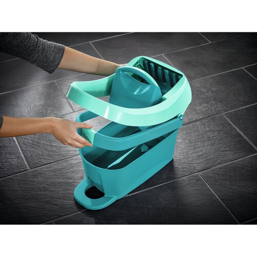 Leifheit Profi відро з ножним віджимом та вбудованими колесами 55076