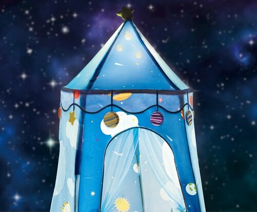 Hape Namiot dla dzieci z oświetleniem LED – Gwiaździsta noc