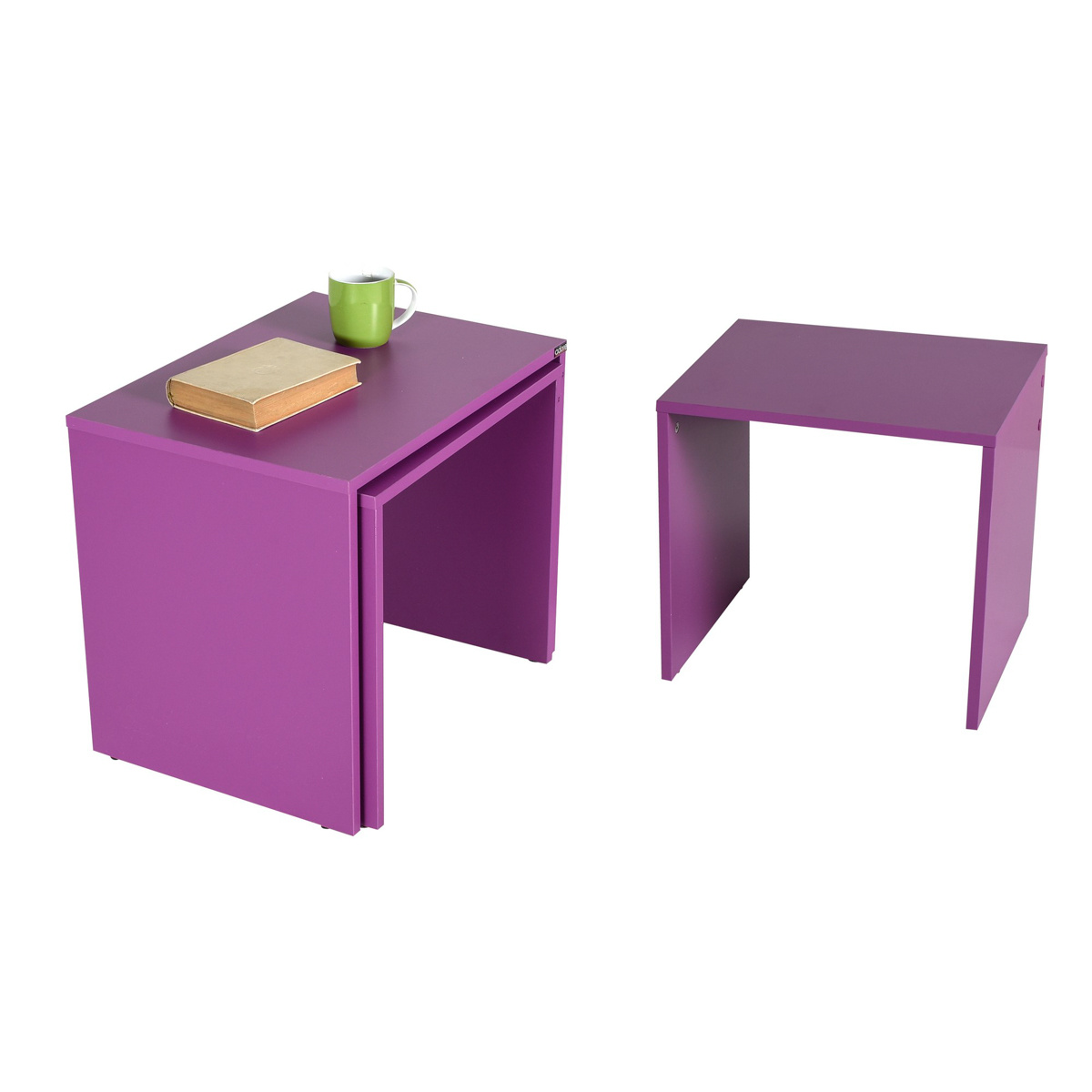 Odkládací stolek SHP Purple, 3 ks - thumb (2)