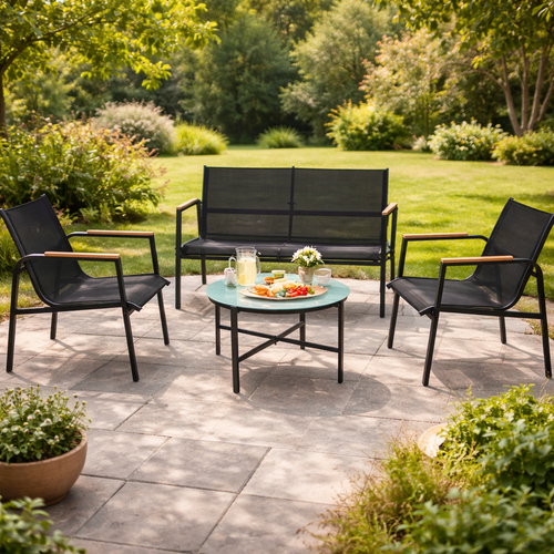 Gartenmöbel-Set Magnus, 4 Teile