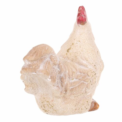 Decor ceramic Cocoș, 16 x 7 x 12 cm