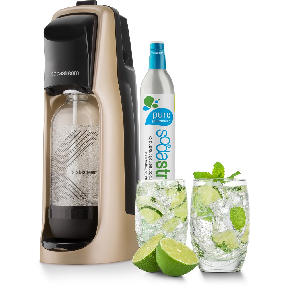 SodaStream Jet Premium Výrobník perlivé vody, zlatá